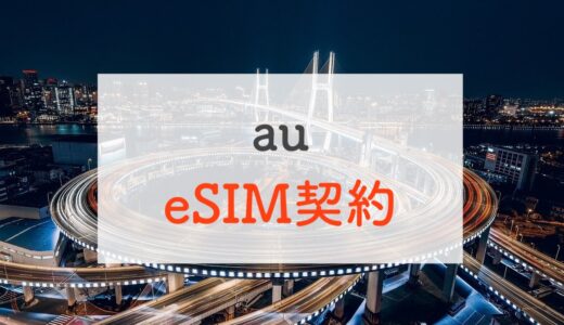 au eSIMとICカードの違いは？どっちがいい？申し込み、機種変更、SIMカードから変更、再発行の方法