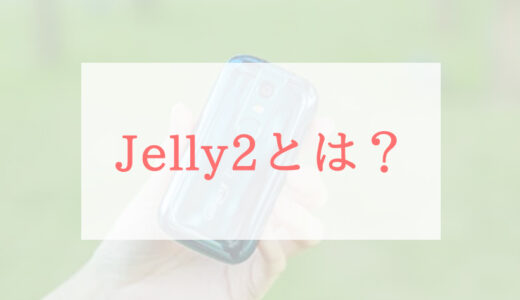 【小型スマホ】Jelly2はおすすめ？→サブ機、2台目としてならOK【正直レビュー】